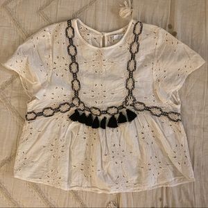 Cute Babydoll Tassle Top